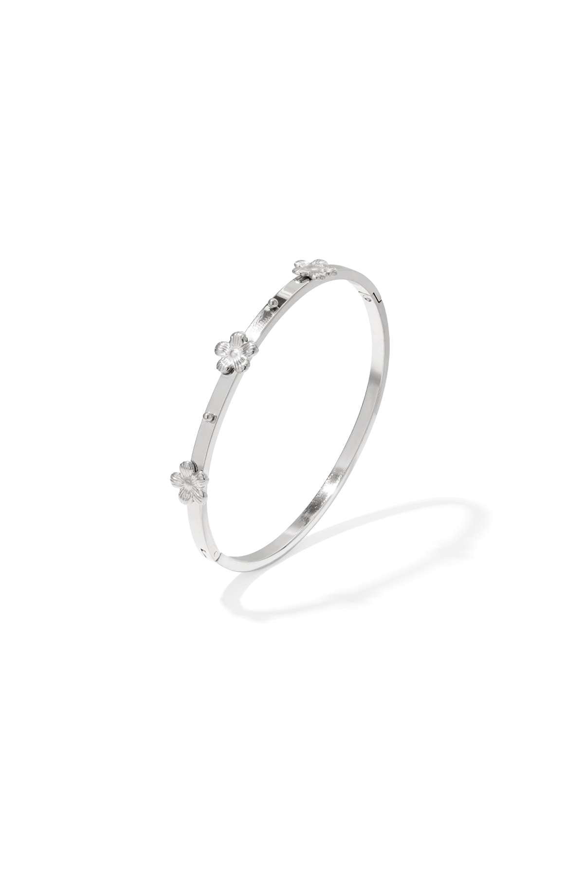 Bracelet orné de motifs floraux