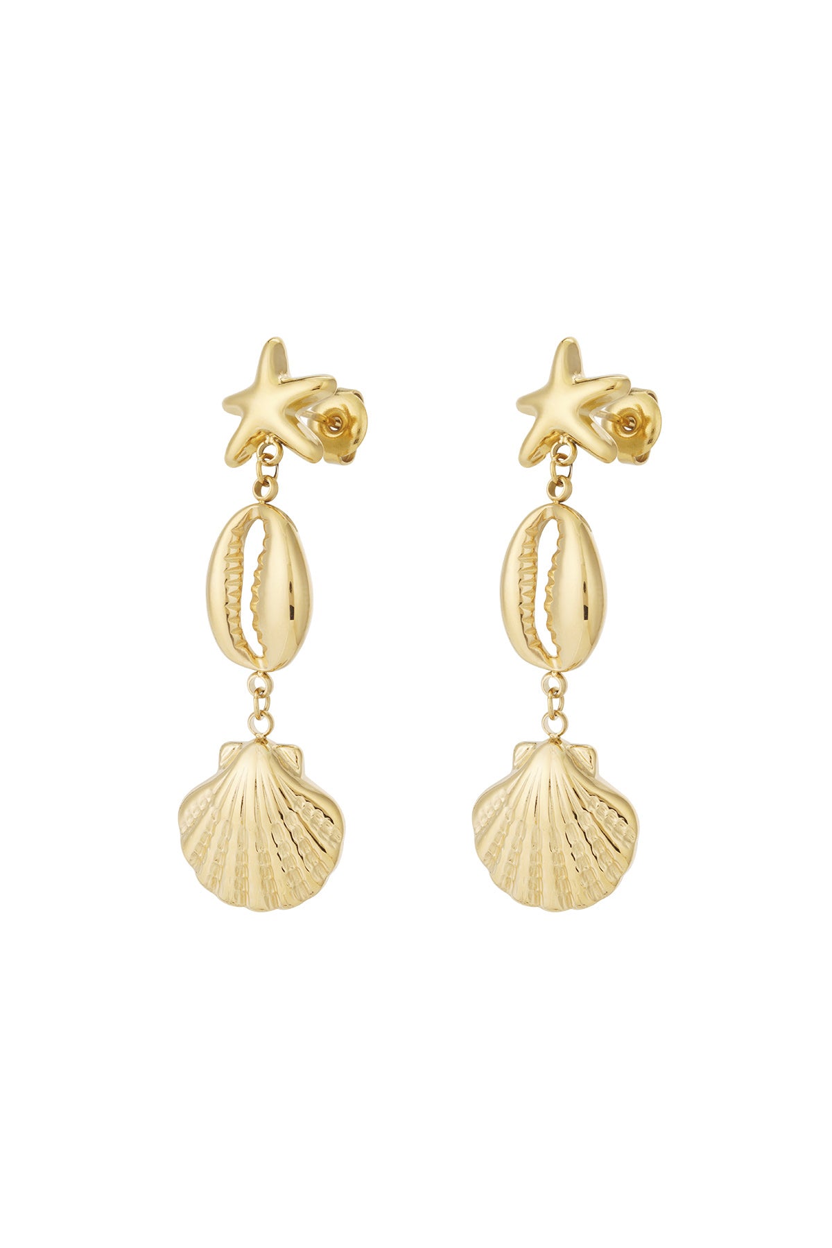 Boucle d'oreille ambiance marine