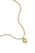 Colliers pendentifs en acier inoxydable en forme de cœur
