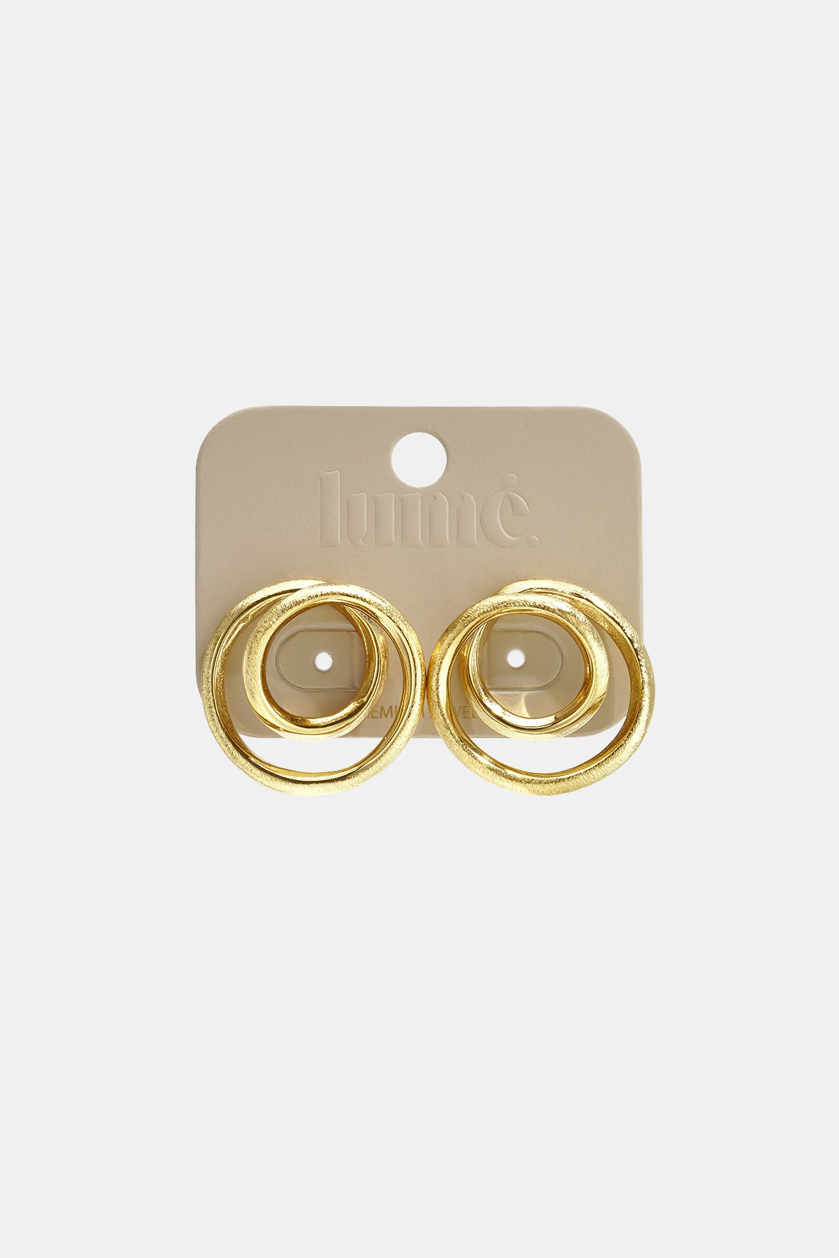 Boucles d'oreilles à effet spirale