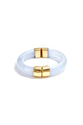 Bracelet épais avec détails en or