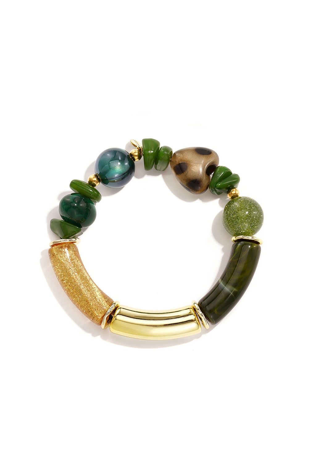 Bracelets en perles acryliques, bijoux simples pour femmes, collection Daily Simple