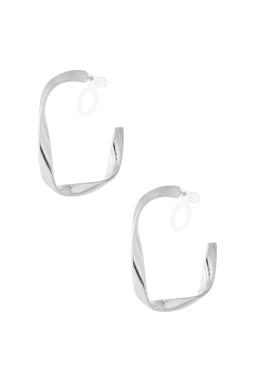 Boucles d'oreilles à clip grandes courbes