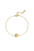 Bracelet Breloque Cœur & Strass - Simplicité Glamour & Éclat Quotidien Femme - Bijoumani