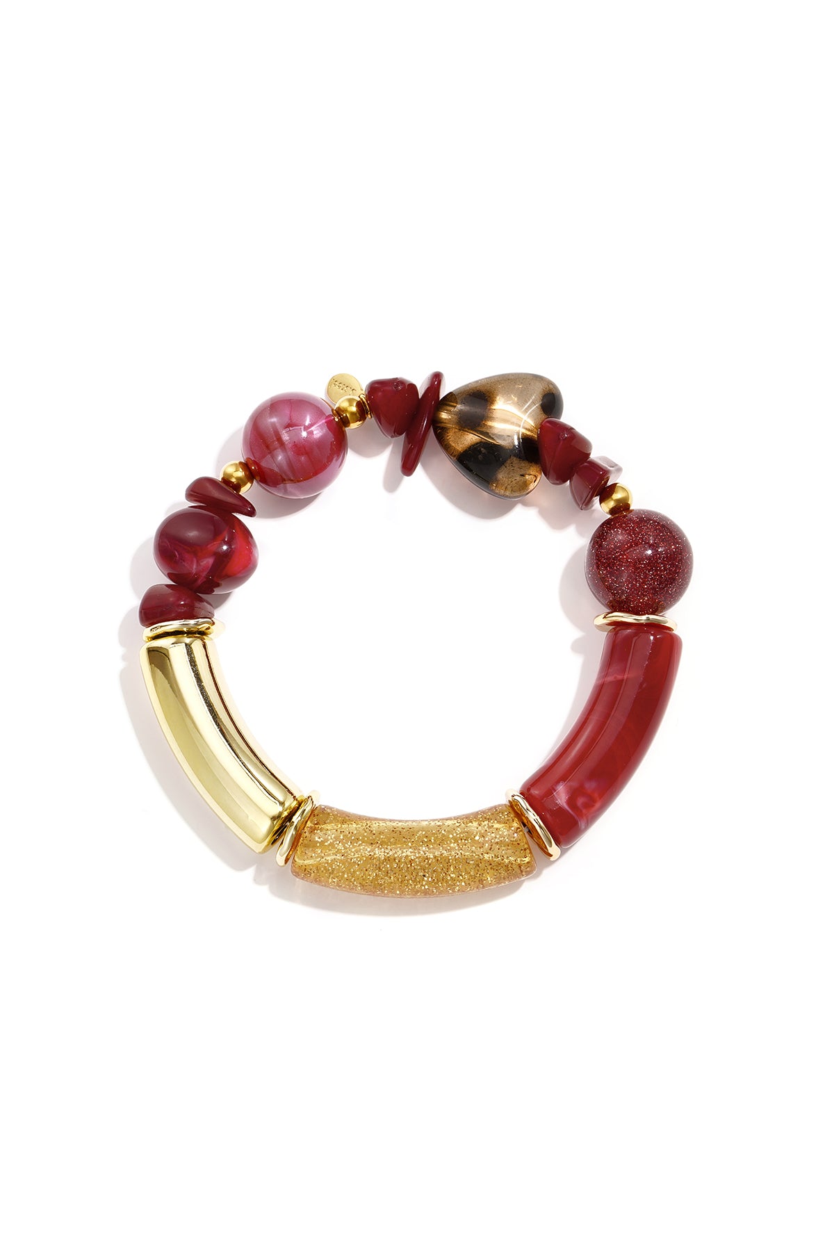 Bracelets en perles acryliques, bijoux simples pour femmes, collection Daily Simple