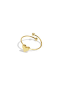 Petite bague en forme de coeur acier inoxydable