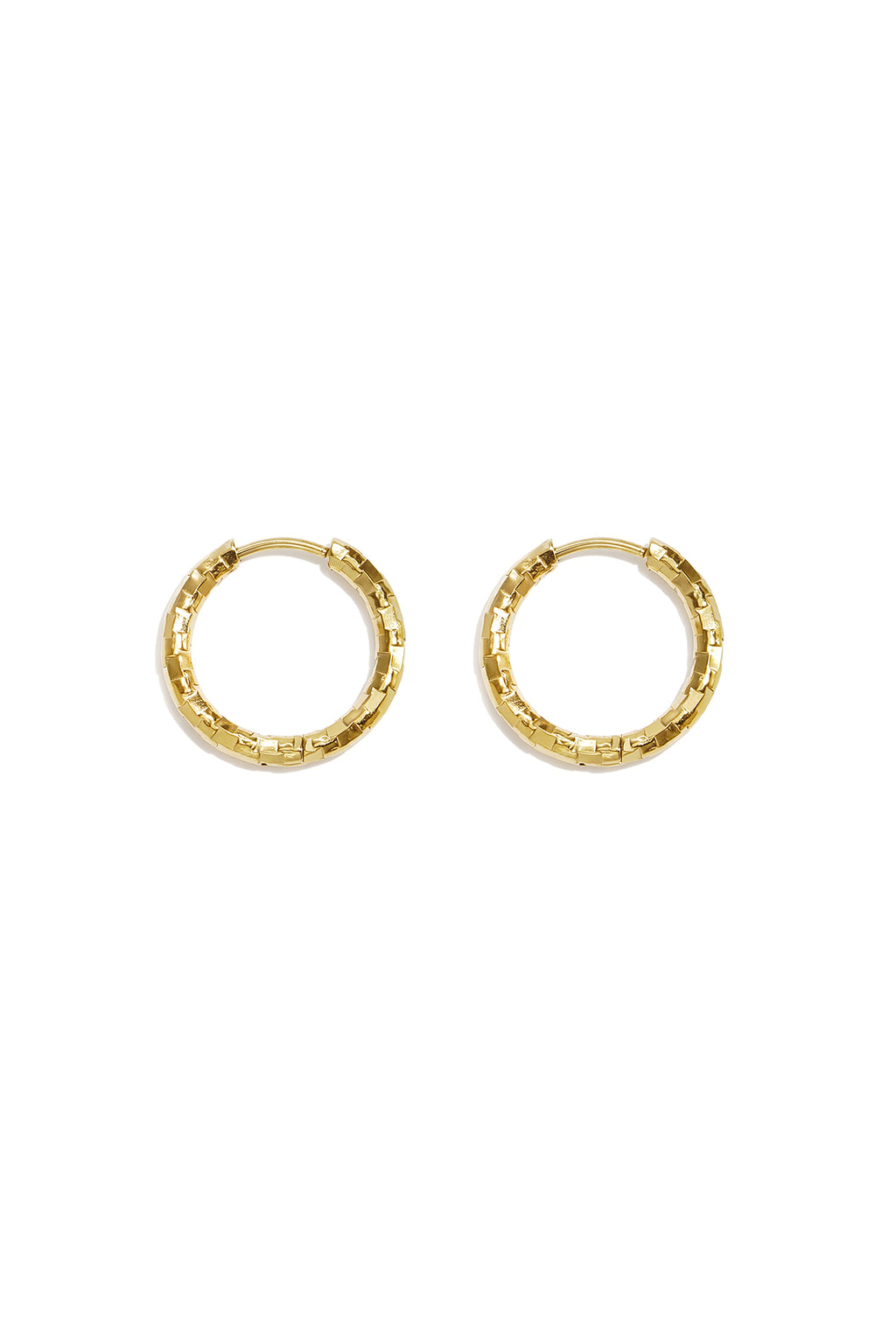Boucles d'oreilles rondes en acier inoxydable, collection Simple Simple, bijoux pour femmes