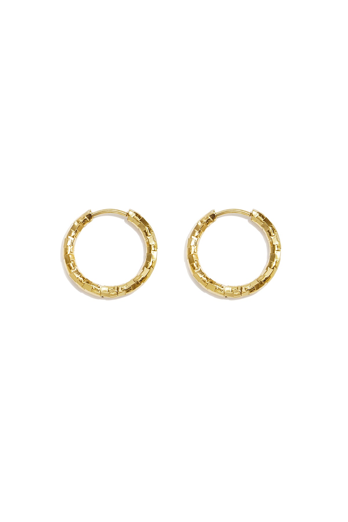 Boucles d'oreilles rondes en acier inoxydable, collection Simple Simple, bijoux pour femmes