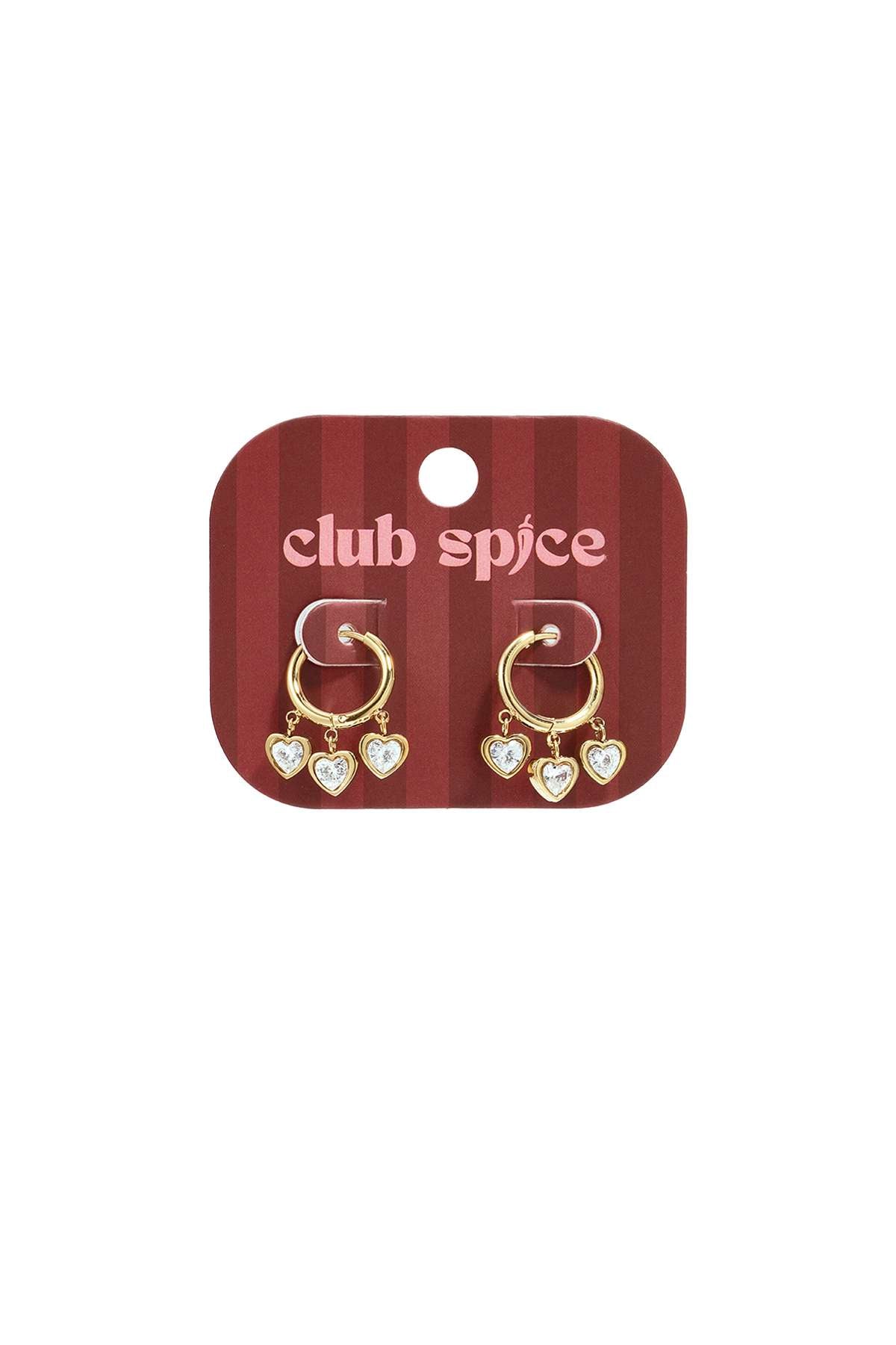 Boucles d'oreilles pendantes en acier inoxydable en forme de cœur, collection Daily Simple, bijoux pour femmes