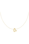 Collier mini coeur Acier Inoxydable