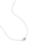 Collier avec pendentif cœur relié