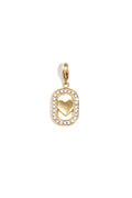 Bijoux pour femmes - Breloques en forme de cœur - Collection décontractée et simple pour tous les jours