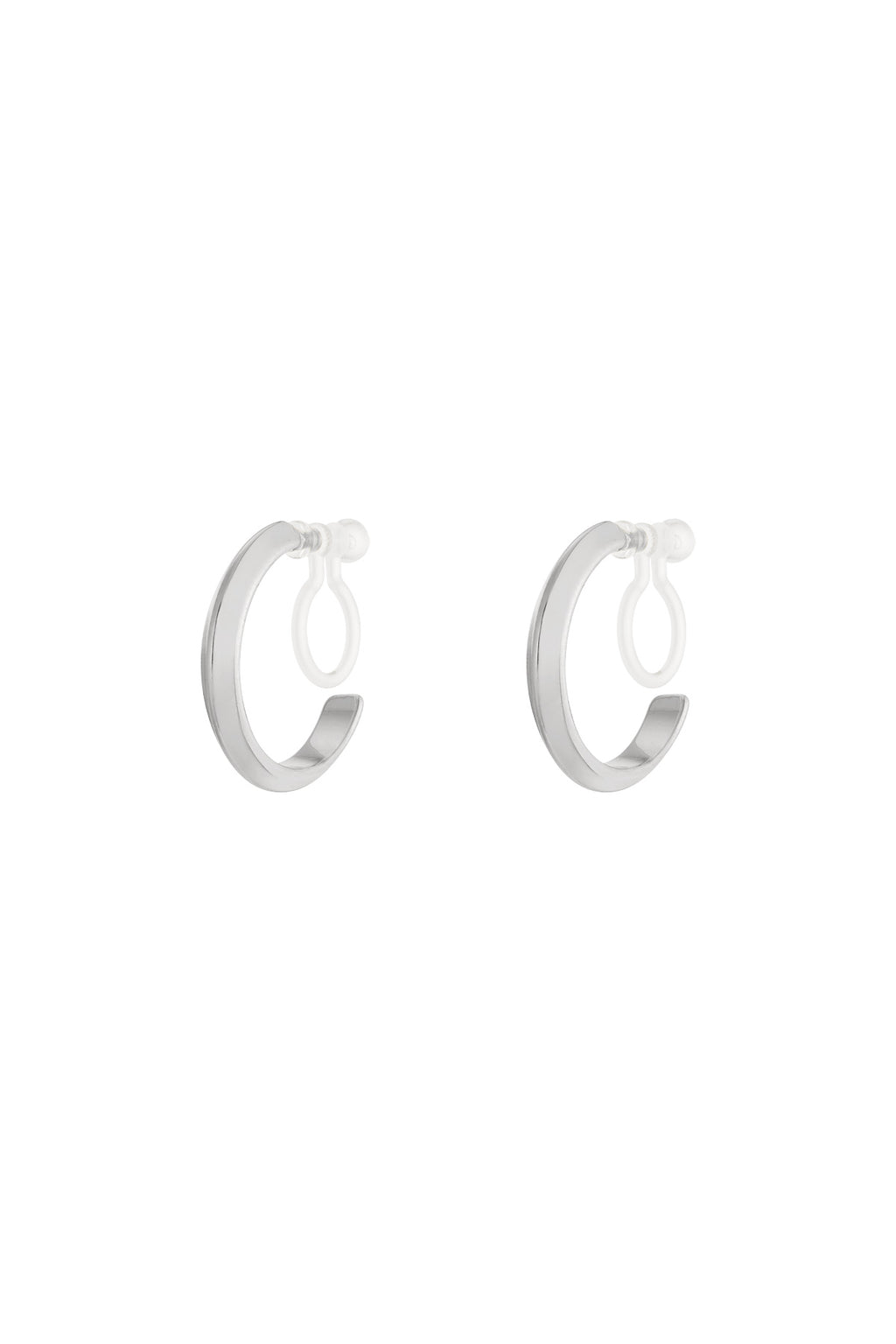Boucles d'oreilles créoles à clip