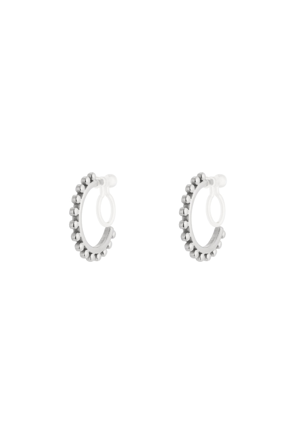 Boucles d'oreilles à clip en forme d'anneau audacieux