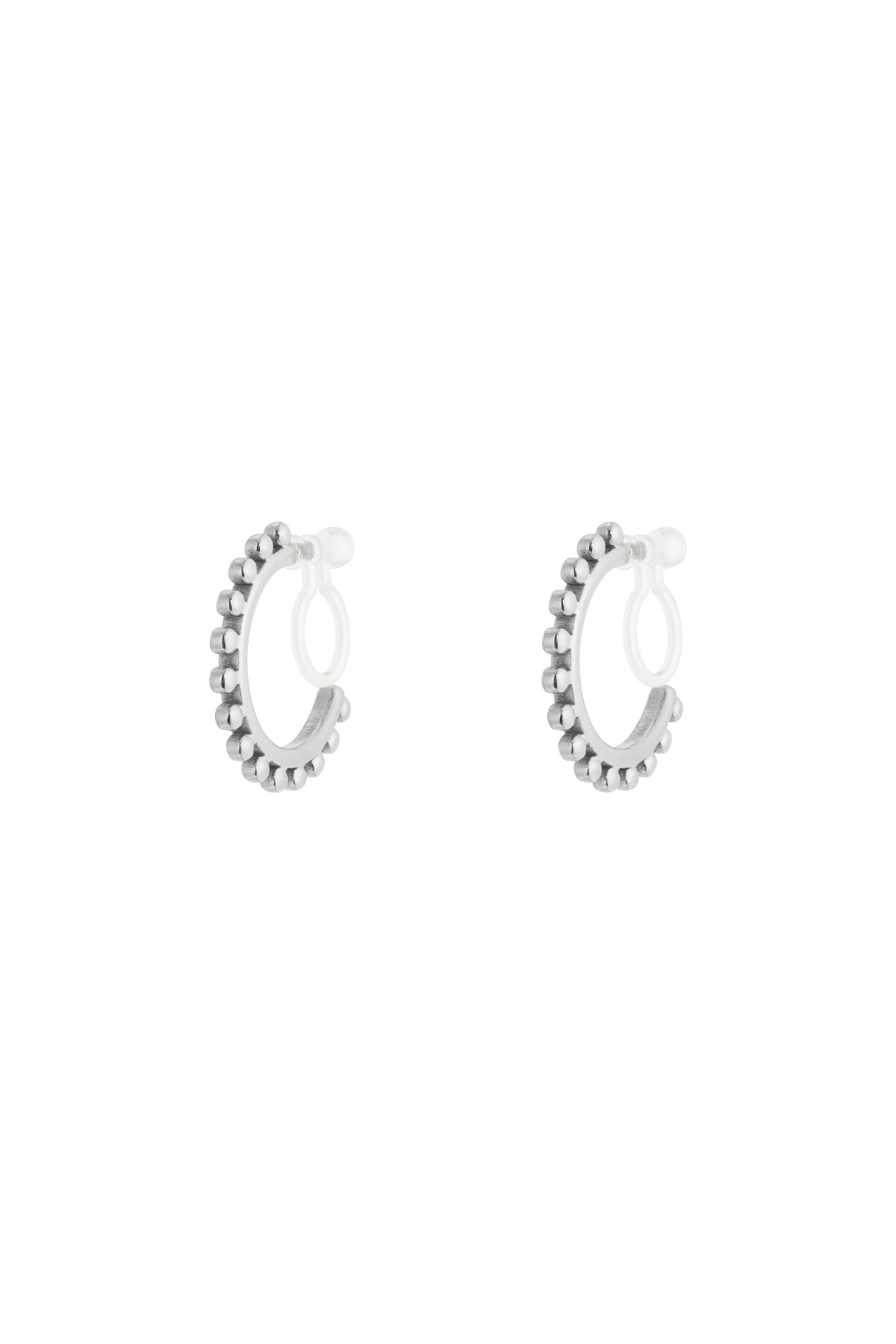 Boucles d'oreilles à clip en forme d'anneau audacieux