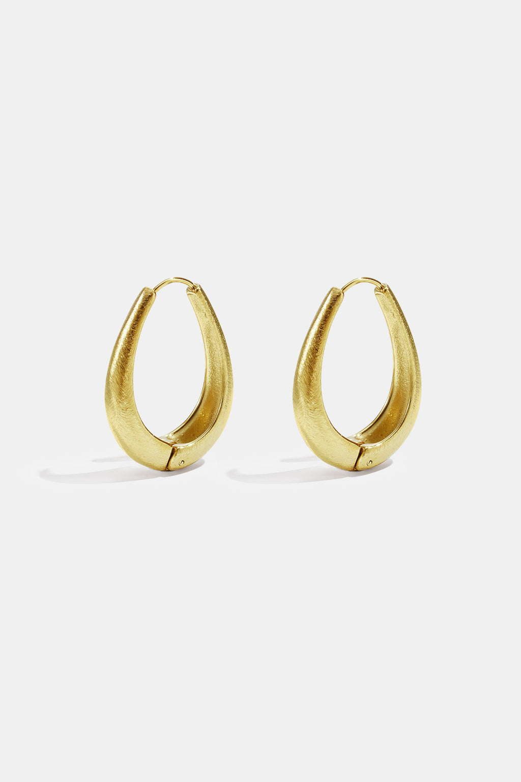 Boucles d'oreilles créoles ovales