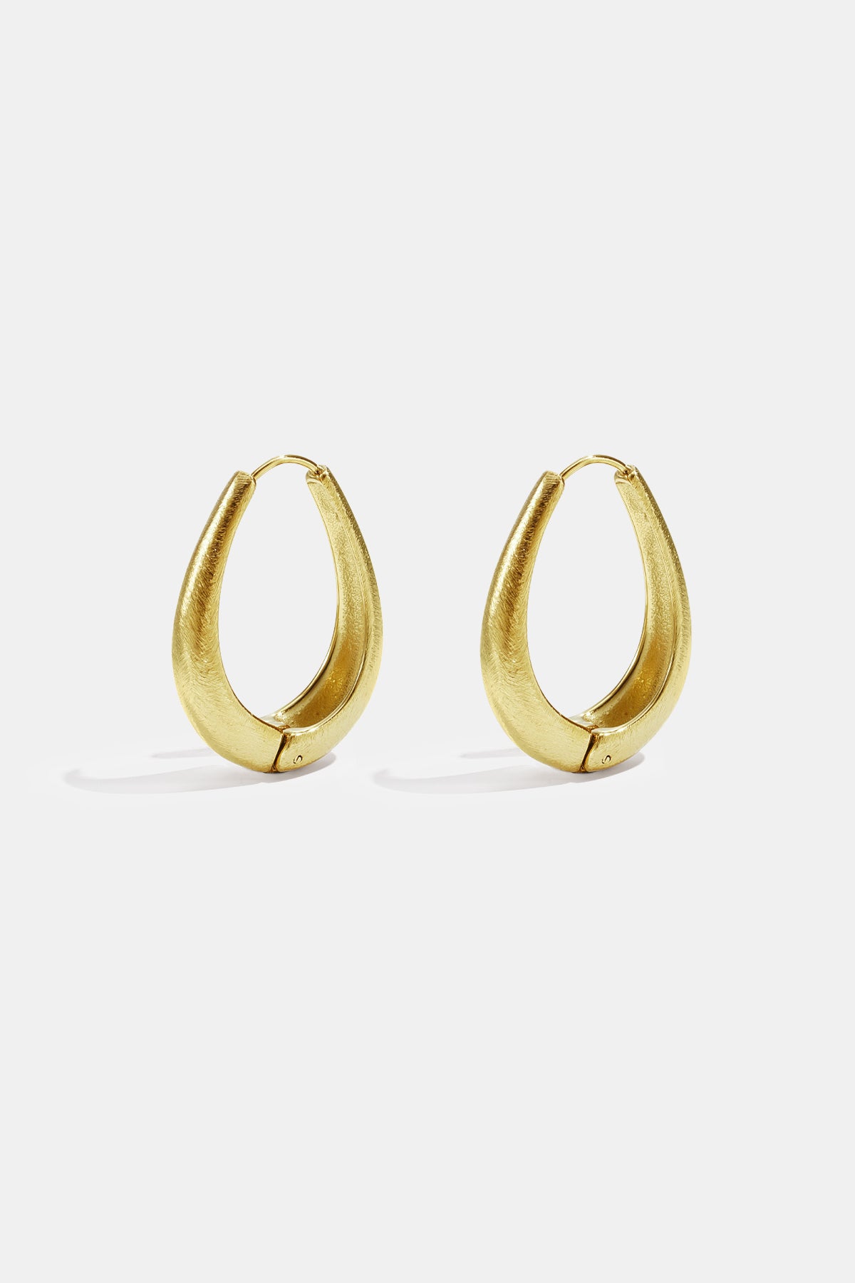 Boucles d'oreilles créoles ovales