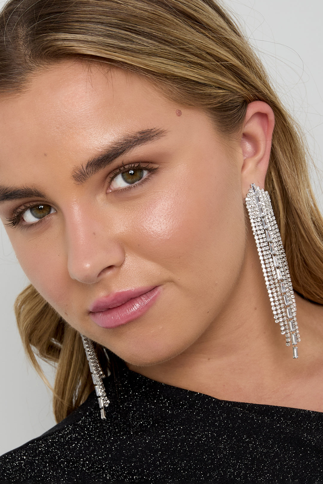 Boucles d'oreilles pendantes en cuivre, géométriques, élégantes, de Noël, luxueuses, bijoux pour femmes