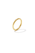 Bague minimaliste à rayures acier inoxydable