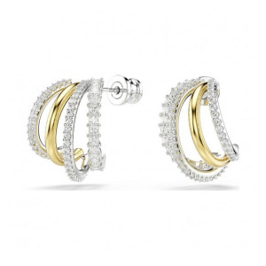 Boucles d'oreilles Swarovski 5689718 argentées et dorées