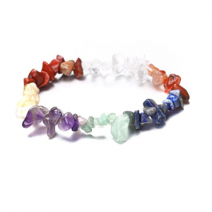Bracelet en pierre naturelle concassée de cristal naturel