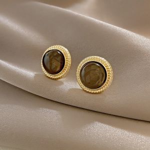 Boucles d'oreilles ronde