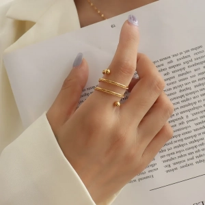 Bague en acier titane