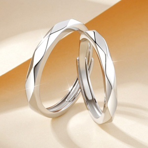 Bague de couple ouverture ajustable.