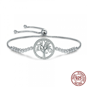 Bracelet en argent S925, arbre de vie