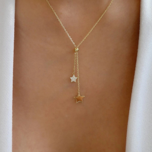 Collier pendentif étoile ajustable