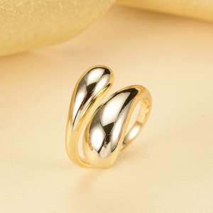Bague en argent S925 de haute qualité, au design élégant et raffiné